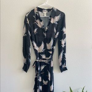 Long printed dress